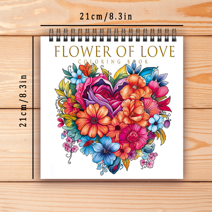 Women's Adult Coloring Book, Spiral Binding, Creative Drawing Book, Ideal Birthday Gift and Holiday Party Gift