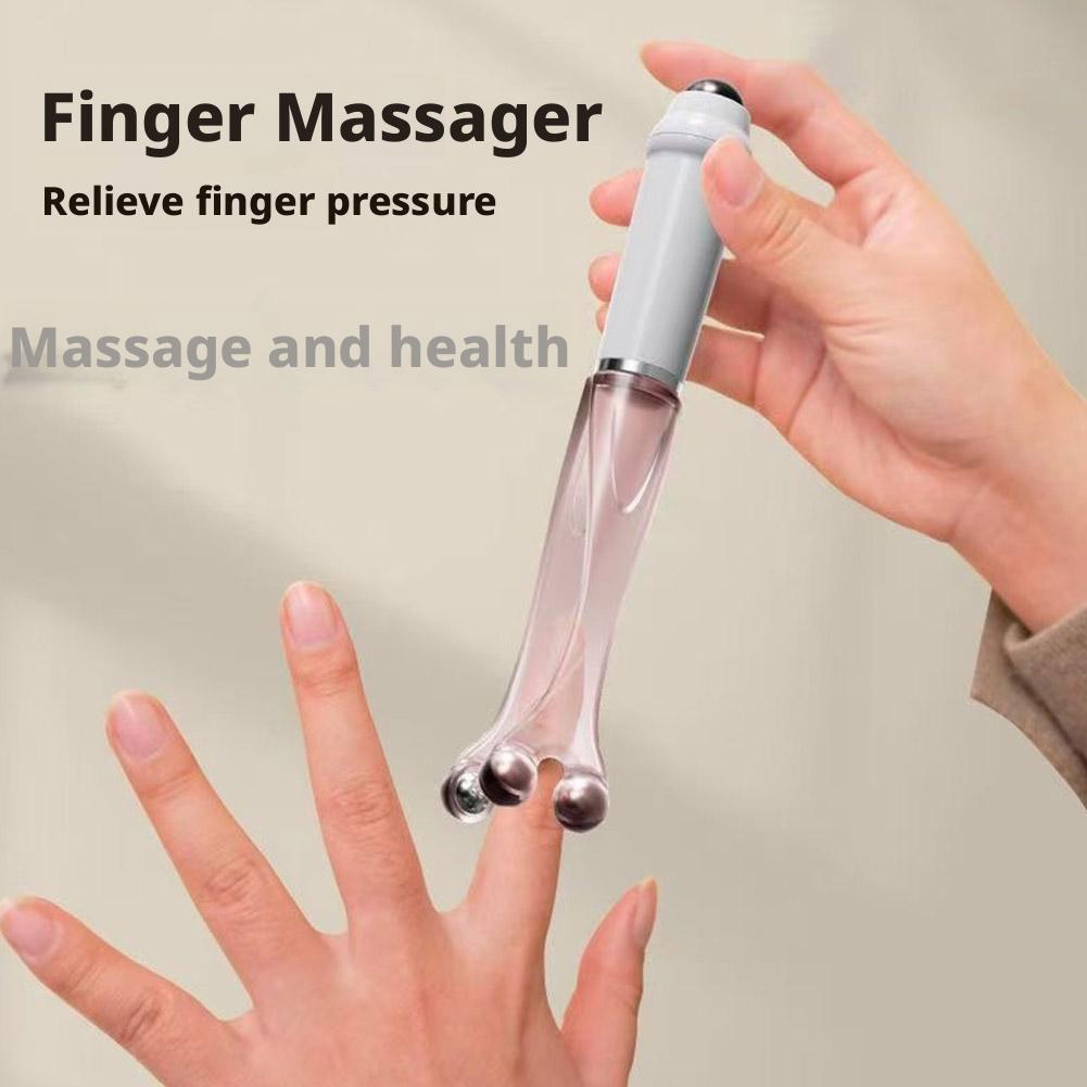 Hand Massage Tool for Fingers Hands Palms, Finger Massager Roller, Relieves Arthritis, Hand Pain and Stress
