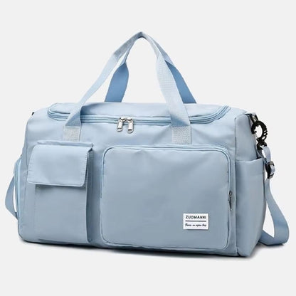 UNIXINU Large Capacity CarryOn Travel Bag With Shoe Compartment  Versatile Weekender  Overnight Duf 9