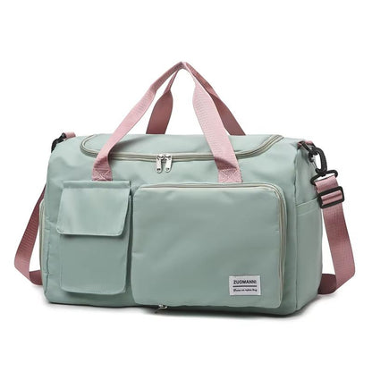 UNIXINU Large Capacity CarryOn Travel Bag With Shoe Compartment  Versatile Weekender  Overnight Duf 10