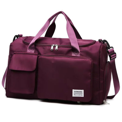 UNIXINU Large Capacity CarryOn Travel Bag With Shoe Compartment  Versatile Weekender  Overnight Duf 6