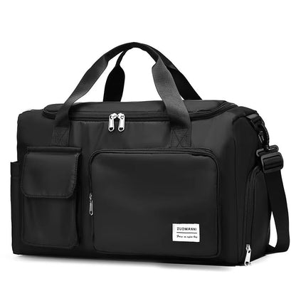 UNIXINU Large Capacity CarryOn Travel Bag With Shoe Compartment  Versatile Weekender  Overnight Duf 7