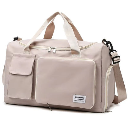 UNIXINU Large Capacity CarryOn Travel Bag With Shoe Compartment  Versatile Weekender  Overnight Duf 11