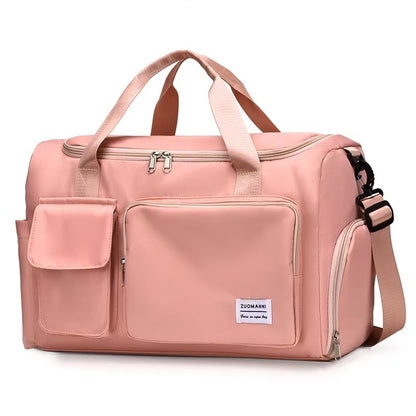 UNIXINU Large Capacity CarryOn Travel Bag With Shoe Compartment  Versatile Weekender  Overnight Duf 12