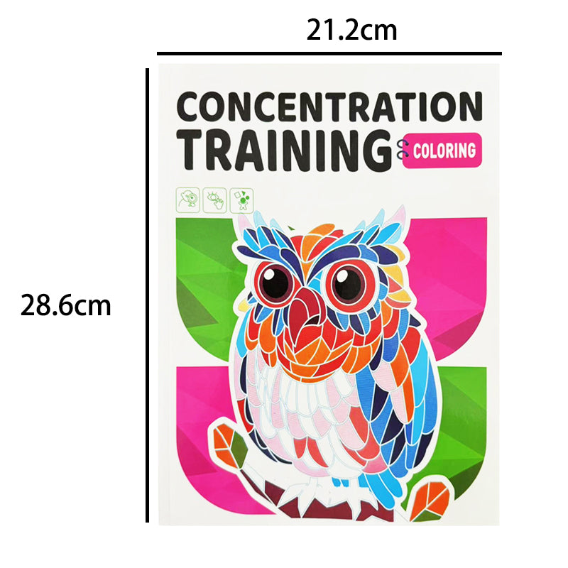 Fun Coloring Book for Beginners, Sketching and Graffiti Activities to Draw Animals, Flowers, and Castles for Children