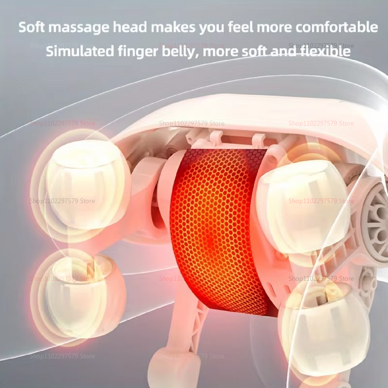 Cordless Neck And Shoulder Massage Pillow For Neck Upgarded 6D Neck Massager With Heat Back Traps L 4