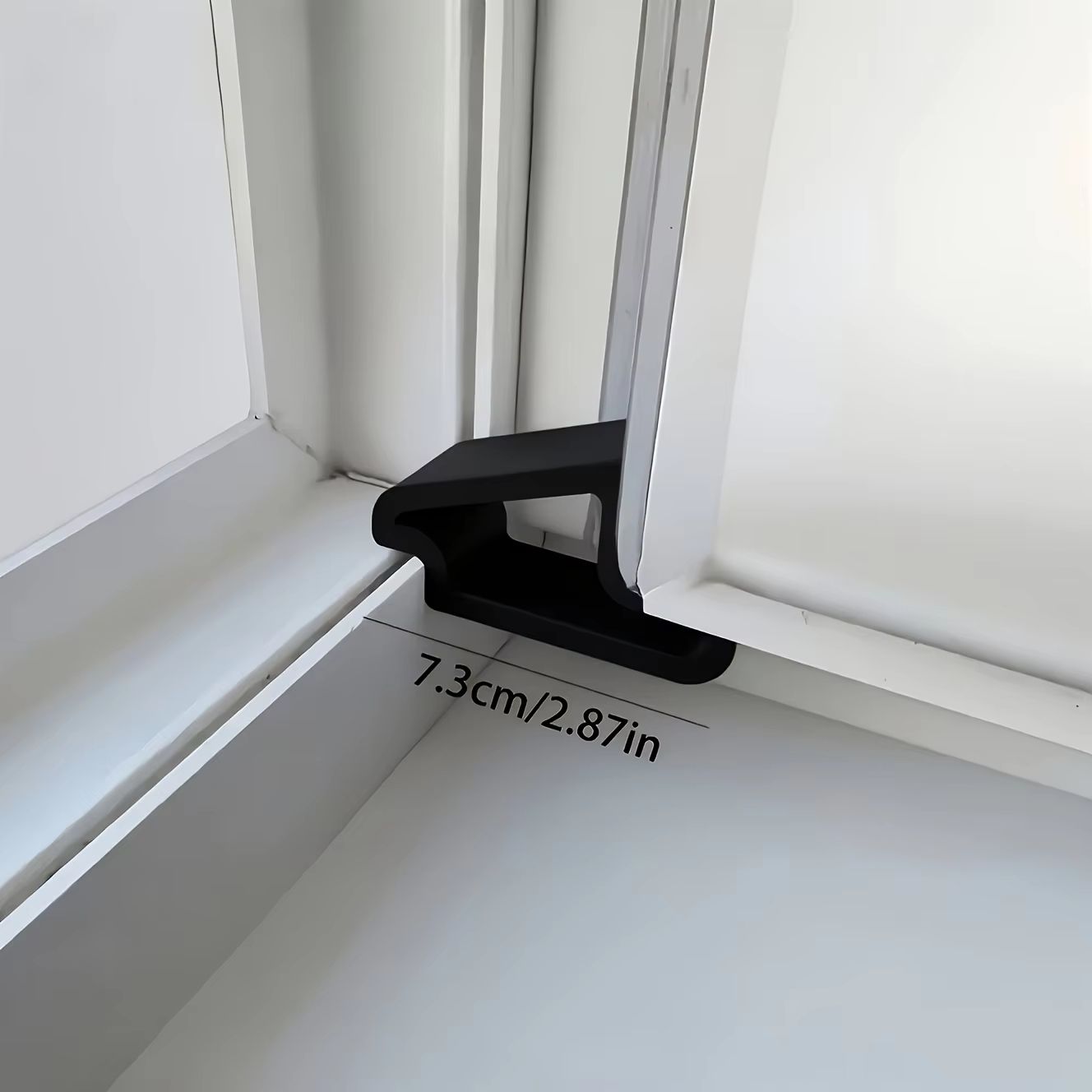 2pcs Window Stopper For Secure Window Closure  Easy Installation Under Door Prevents Sliding Down I 2