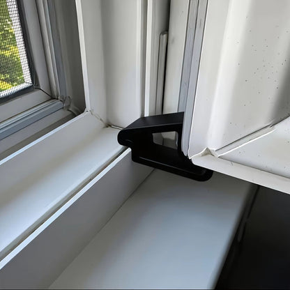 2pcs Window Stopper For Secure Window Closure  Easy Installation Under Door Prevents Sliding Down I 4
