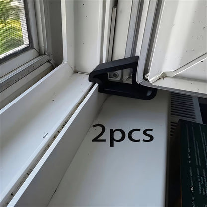 2pcs Window Stopper For Secure Window Closure  Easy Installation Under Door Prevents Sliding Down I 7