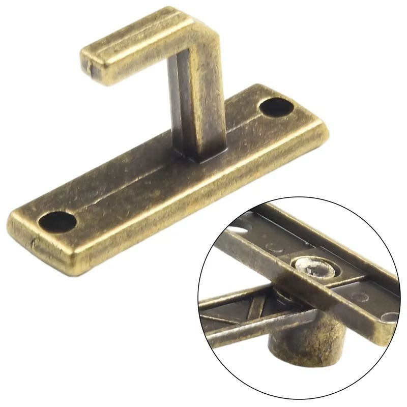 1Set Bronze Sliding Window Door Lock Handle  Metal Latch Guard  Latch Bolt For Enhanced Home Safety 5