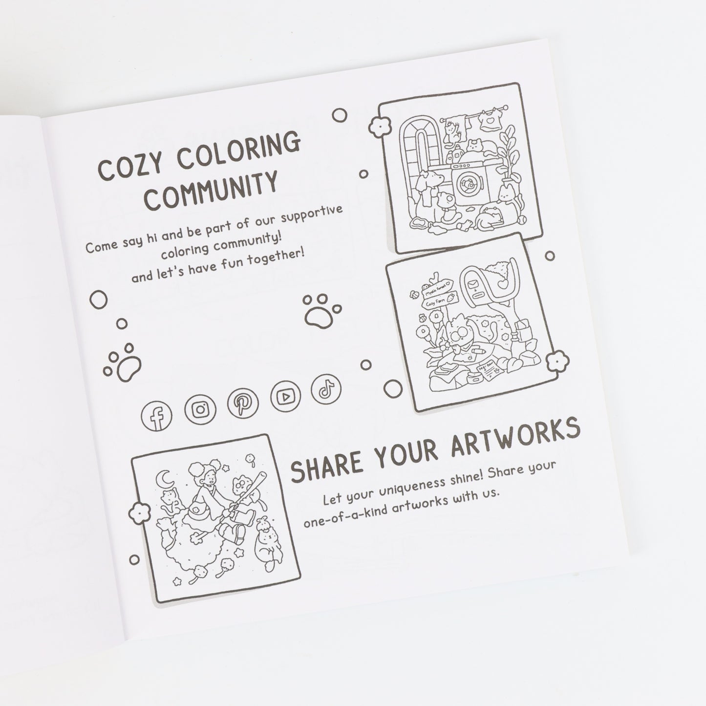 Bold and Easy Coloring Book for Adults, Relaxing Designs with Flowers, Plants, and Cute Animals
