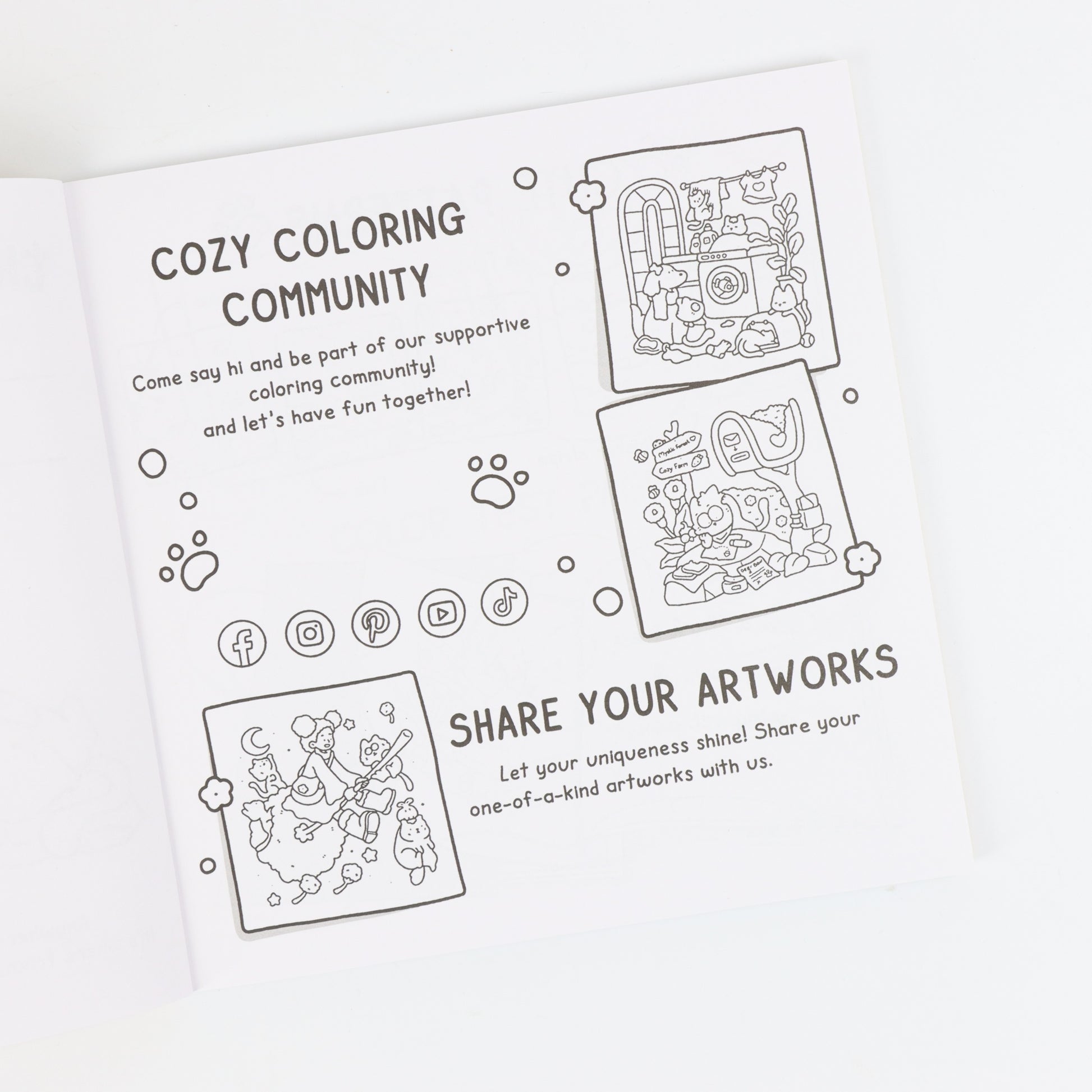 Bold and Easy Coloring Book for Adults, Relaxing Designs with Flowers, Plants, and Cute Animals