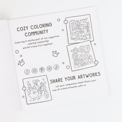 Bold and Easy Coloring Book for Adults, Relaxing Designs with Flowers, Plants, and Cute Animals