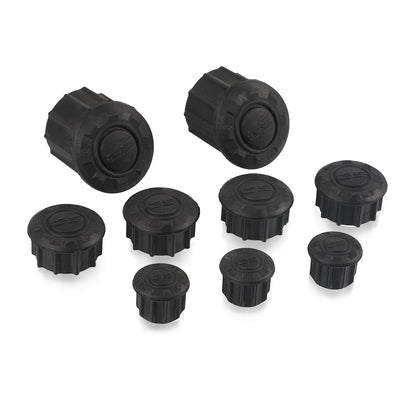 Motorcycle Frame Hole Caps Cover Plug Durable Frame Protector Kit Easy Install Fit 6