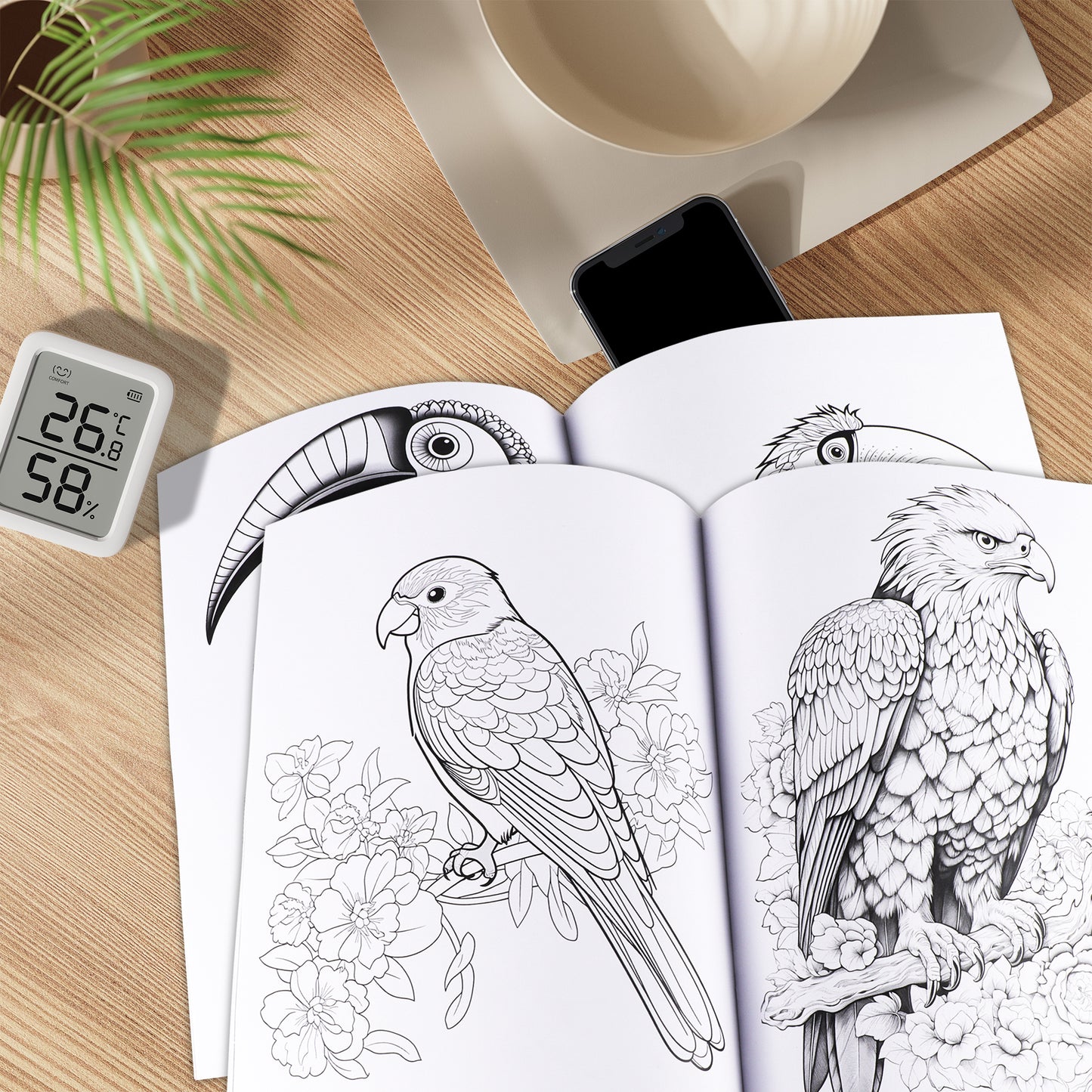 Exquisite Animal Character Coloring Book With Mandala Flowers For Stress Relief And Relaxation 2