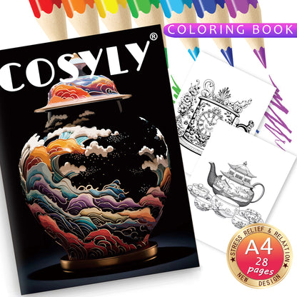 Exquisite Animal Character Coloring Book With Mandala Flowers For Stress Relief And Relaxation 11