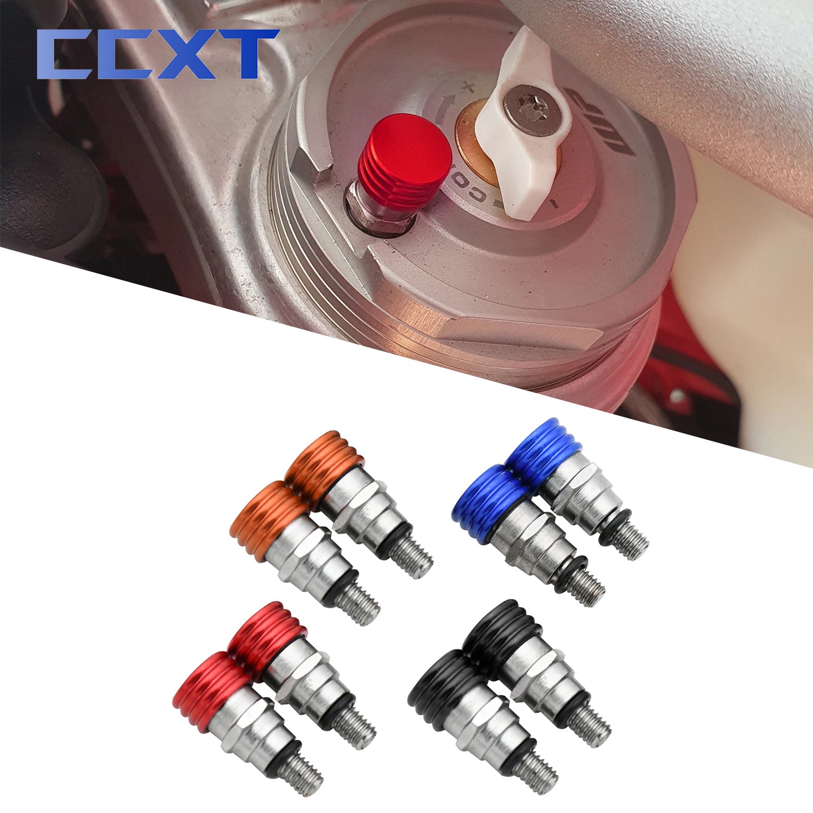 Motorcycle Fork Air Bleeder Valves, Universal Motocross Upgrade Parts