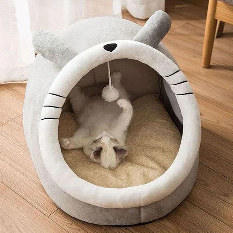 Foldable Pet Sleeping Bed Removable Washable Pet Mat Bag Cave For Cats And Small Dogs 9
