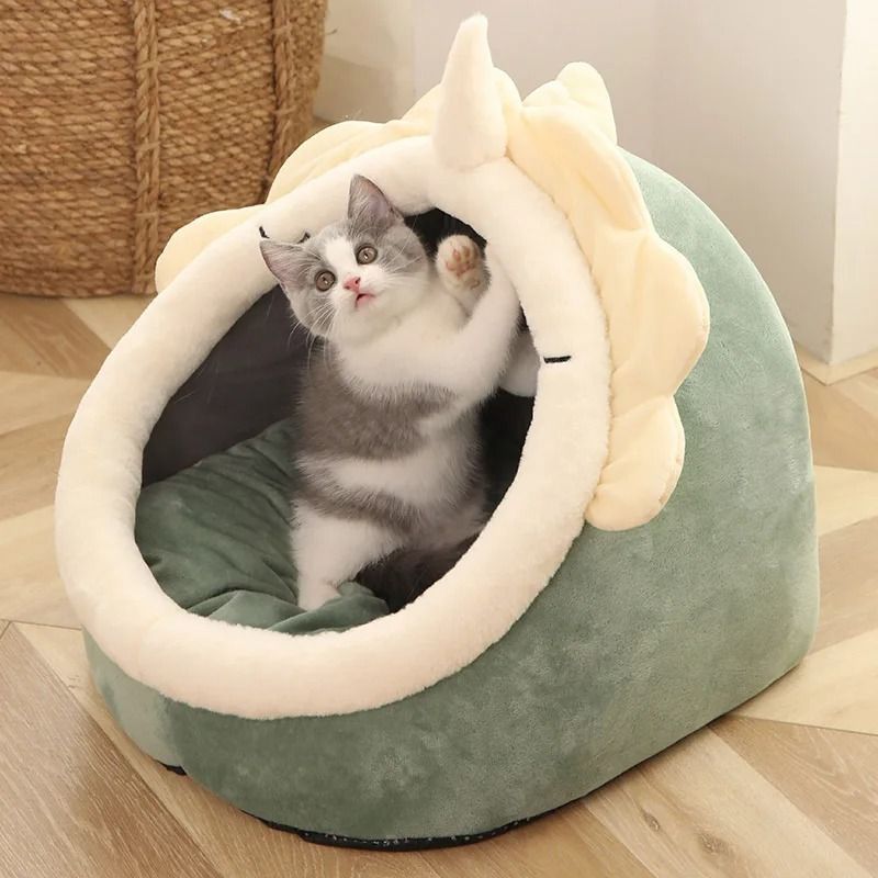 Foldable Pet Sleeping Bed Removable Washable Pet Mat Bag Cave For Cats And Small Dogs 8