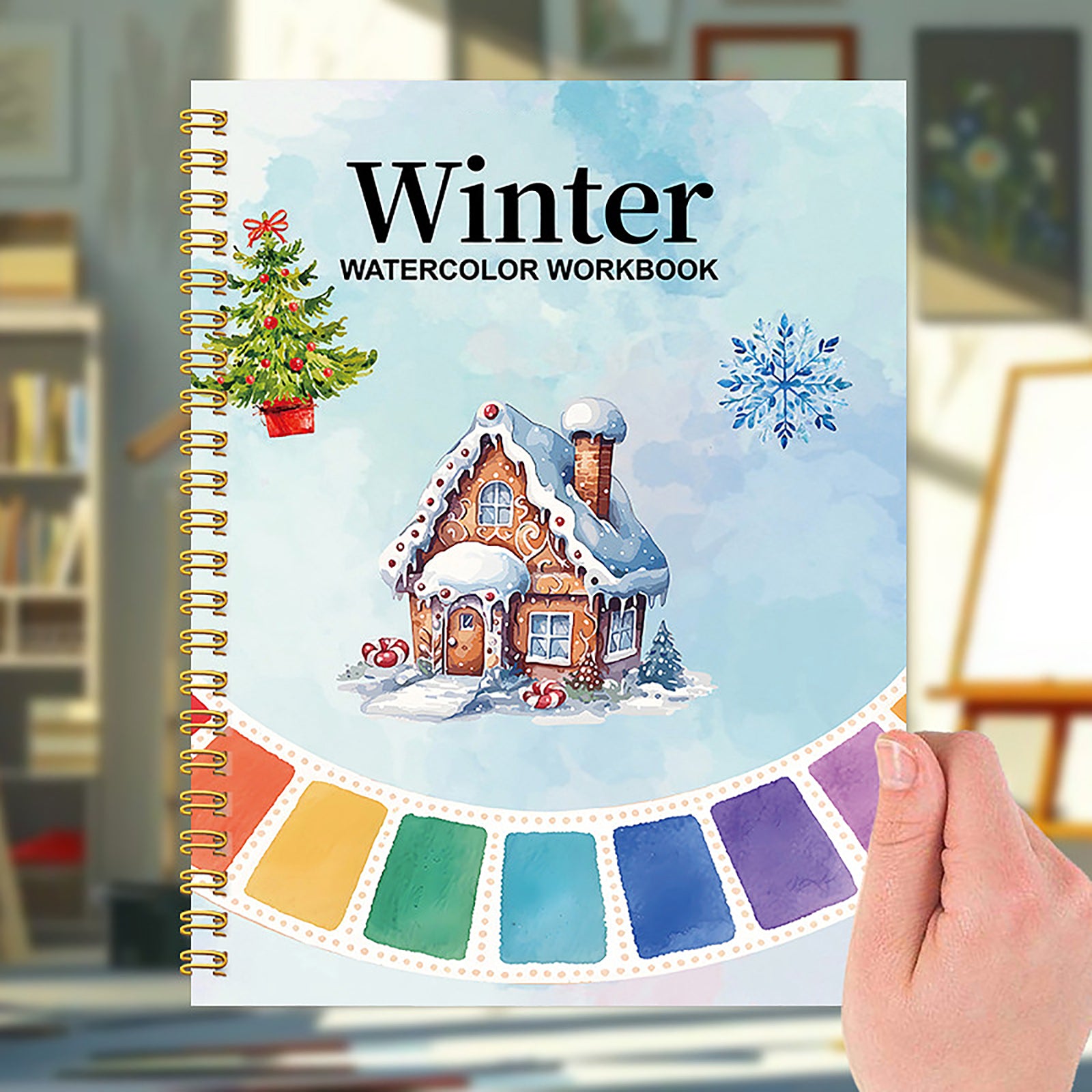 Watercolor Coloring Book For Beginners, Cultivate Painting Talent, Adult Watercolor Practice Pad, Graffiti Art Book