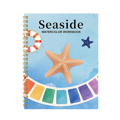 Watercolor Coloring Book For Beginners, Cultivate Painting Talent, Adult Watercolor Practice Pad, Graffiti Art Book