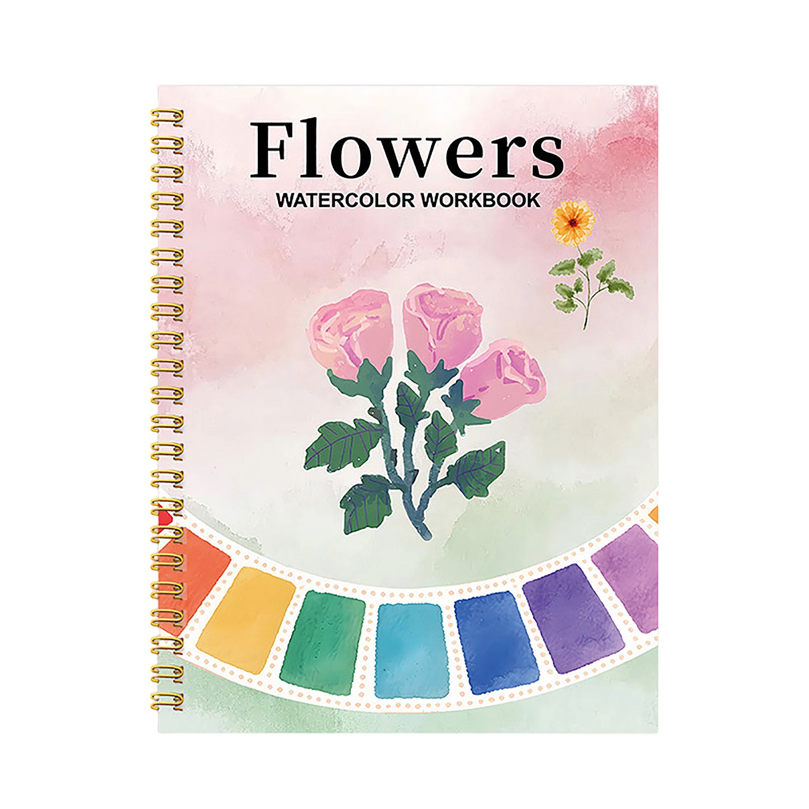 Watercolor Coloring Book For Beginners, Cultivate Painting Talent, Adult Watercolor Practice Pad, Graffiti Art Book
