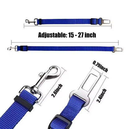 Dog Seat Belt With Retractable Leash  Convenient Pet Car Seat Belt For Safety And Comfort 2