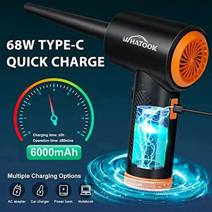 Electric Air Duster 60000 RPM 3Speed Dust Blower For Electronics And Office Equipment 2