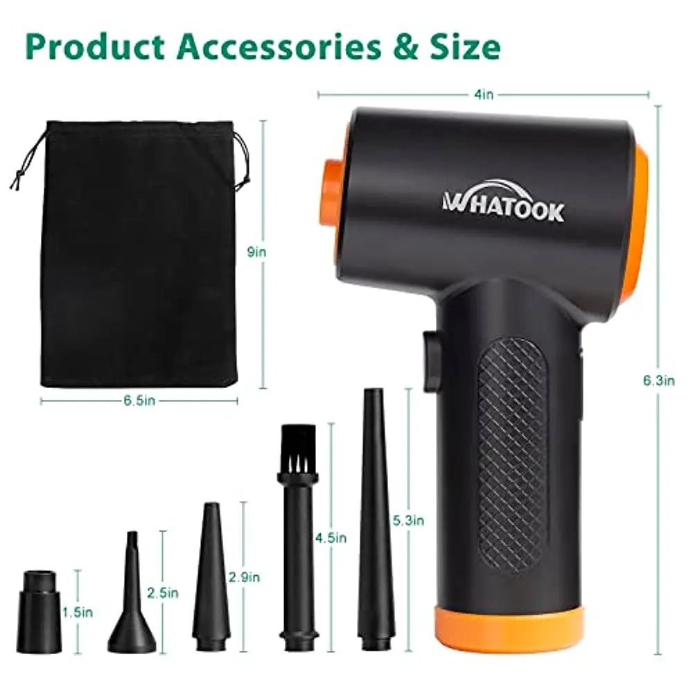 Electric Air Duster 60000 RPM 3Speed Dust Blower For Electronics And Office Equipment 3