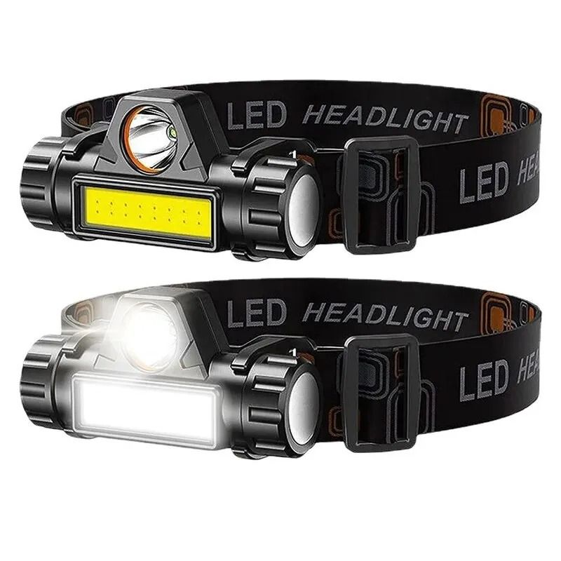 Rechargeable COB LED Headlamp Magnetic Waterproof Headlight for Outdoor Camping and Fishing