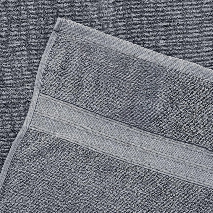 Modern Threads Reversible Jacquard Towel Set, 6 Piece Bath Towels and Hand Towels, Trefoil Filigree Design, Yarn Dyed