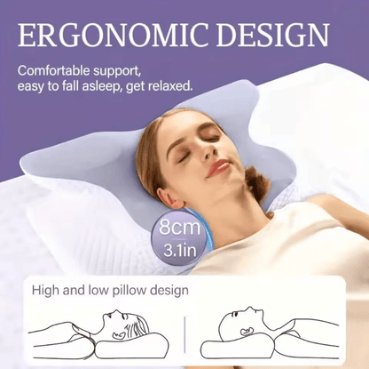ButterflyRest Memory Foam Cervical Pillow