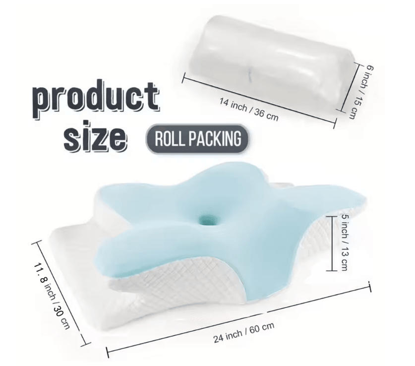 ButterflyRest Memory Foam Cervical Pillow 2