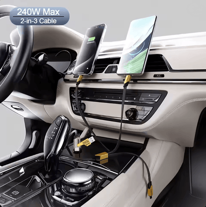 PowerLink 240W 3in1 Fast Charging Cable 1
