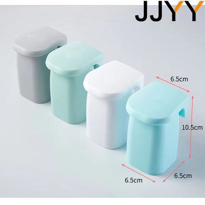 Magnetic Suction Mouthwash Cup WallMounted Toothbrush Holder  Bathroom Shower Drain Rack  Brushing  5