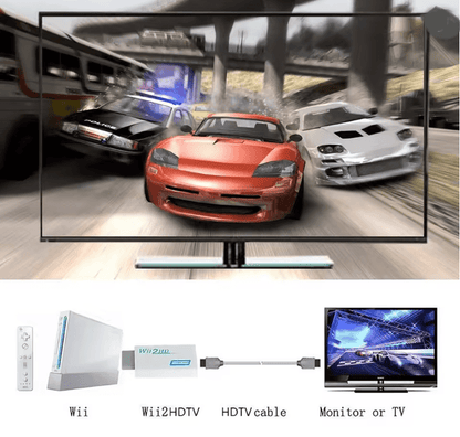 Wii To HDMI Adapter Converter With 35mm Audio Output 2