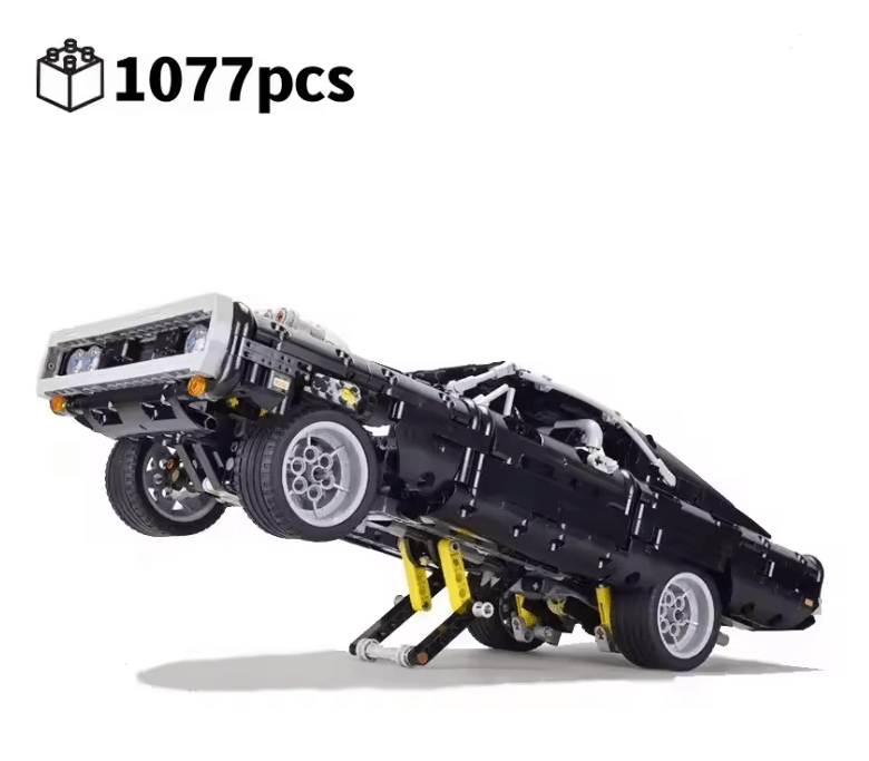 Fast Racer Dodge Charger Building Block Car Model 4