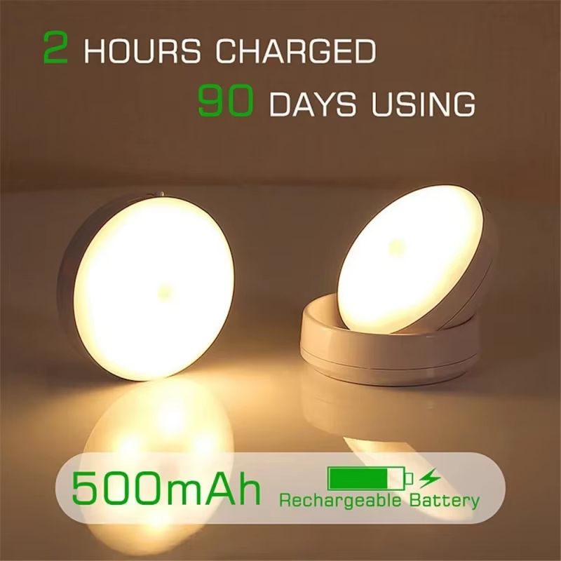 LED Night Light With Motion Sensor  USB Charging Intelligent Induction Lamp 3