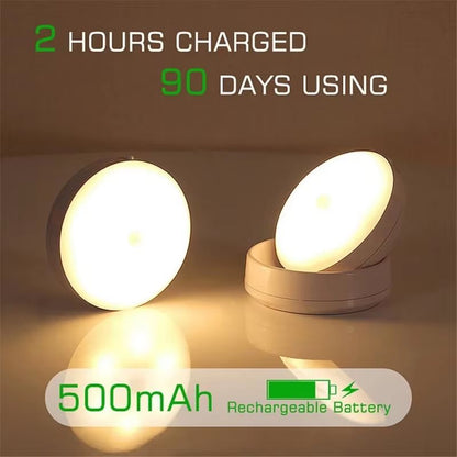 LED Night Light With Motion Sensor  USB Charging Intelligent Induction Lamp 3