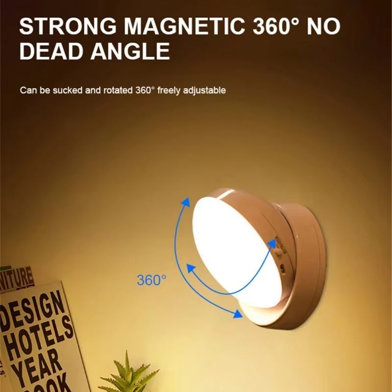 LED Night Light With Motion Sensor  USB Charging Intelligent Induction Lamp 5