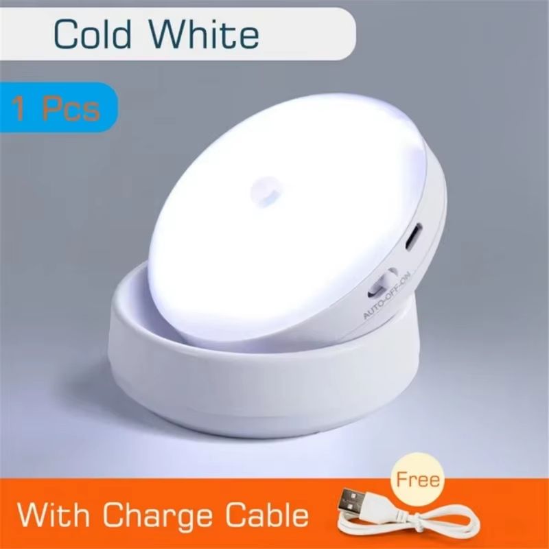 LED Night Light With Motion Sensor  USB Charging Intelligent Induction Lamp 7