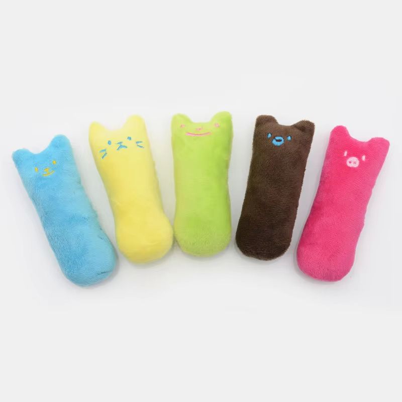 Interactive Plush Cat Toy  Funny Squeaky Catnip Chewing Toy For Kittens 2