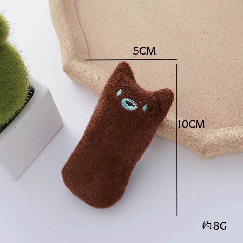 Interactive Plush Cat Toy  Funny Squeaky Catnip Chewing Toy For Kittens 5