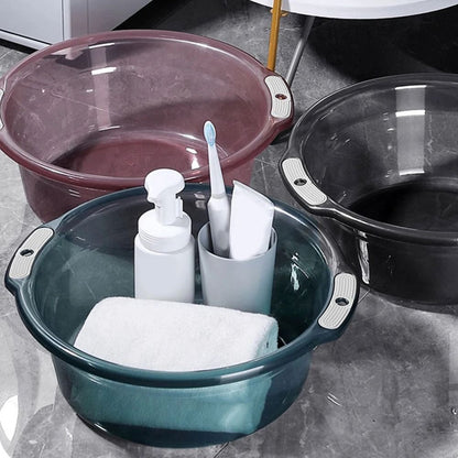 Transparent Multipurpose Thickened Water Basin For Laundry And Bath Use 2