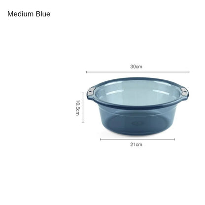 Transparent Multipurpose Thickened Water Basin For Laundry And Bath Use 5