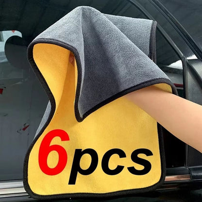 Microfiber Cleaning Towels for Car Body – Soft & Thick Drying Cloths