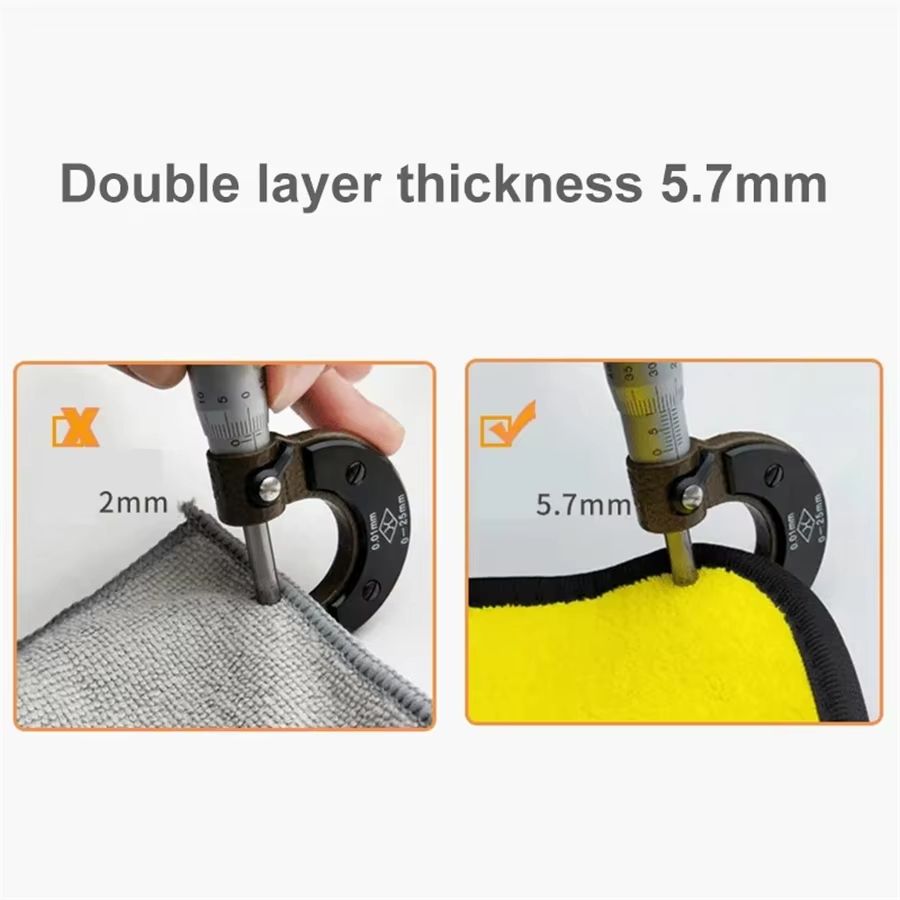 Microfiber Cleaning Towels For Car Body  Soft  Thick Drying Cloths 5