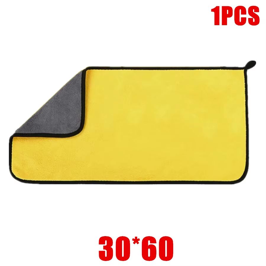 Microfiber Cleaning Towels For Car Body  Soft  Thick Drying Cloths 6