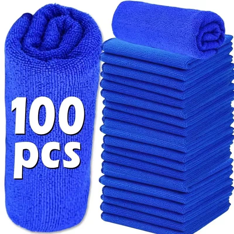 Microfiber Cleaning Cloths – Lint-Free, Super Absorbent Towels for Car Windows & Surfaces