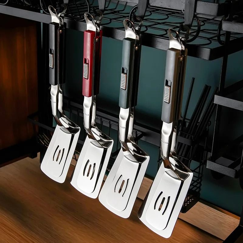304 Stainless Steel Steak Clip and BBQ Spatula Tool
